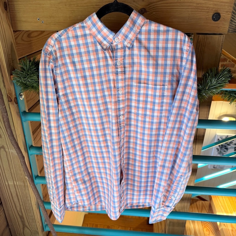 Men’s J. Crew Long Sleeve Shirt Slim Fit Size Large​